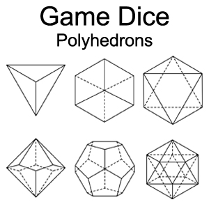 Game Dice Polyhedrons