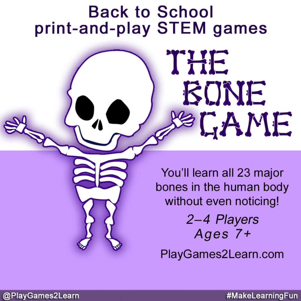 PlayGames2Learn.com - Back to School - Educational print-and-play STEM games