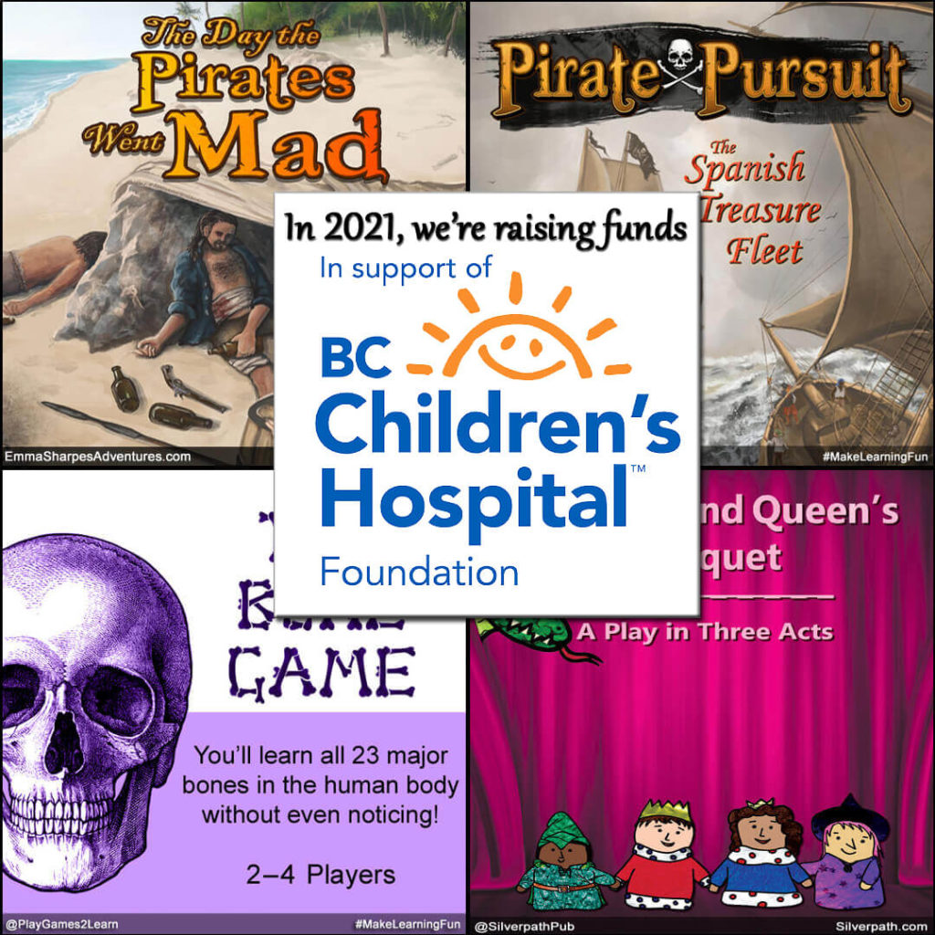 PlayGames2Learn.com - raising funds for BCCHF.ca